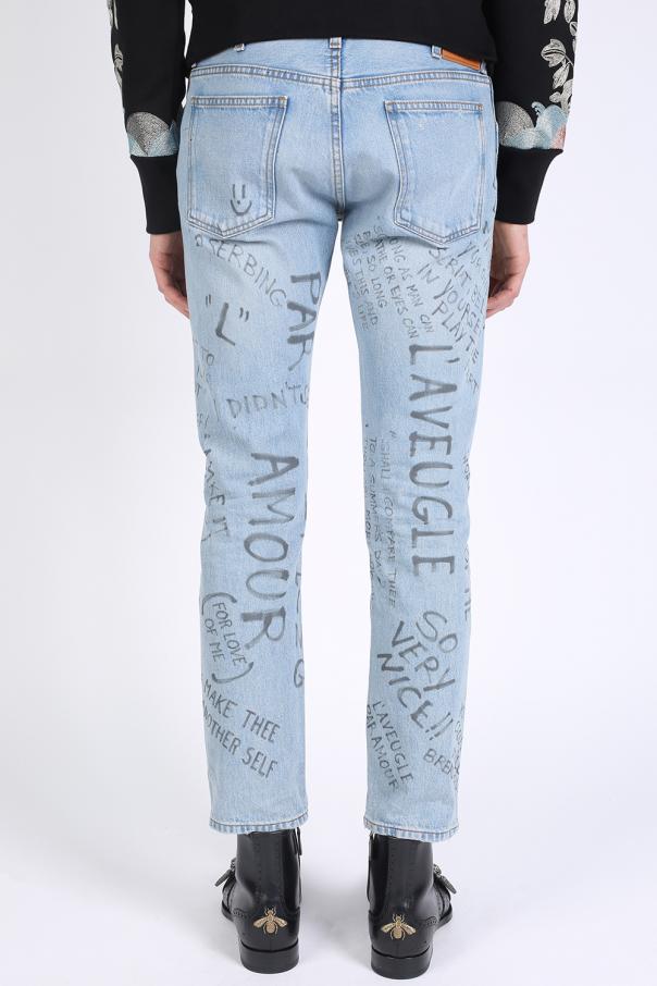 Printed jeans Gucci - Vitkac Australia