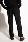 Burberry Mohair pleat-front knitted trousers