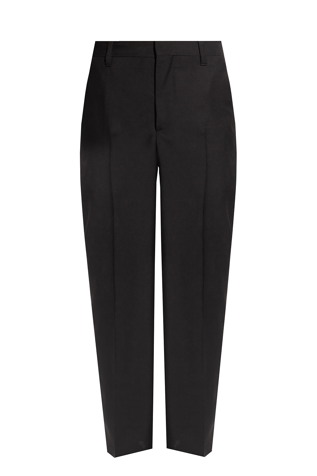 Burberry Mohair pleat-front trousers