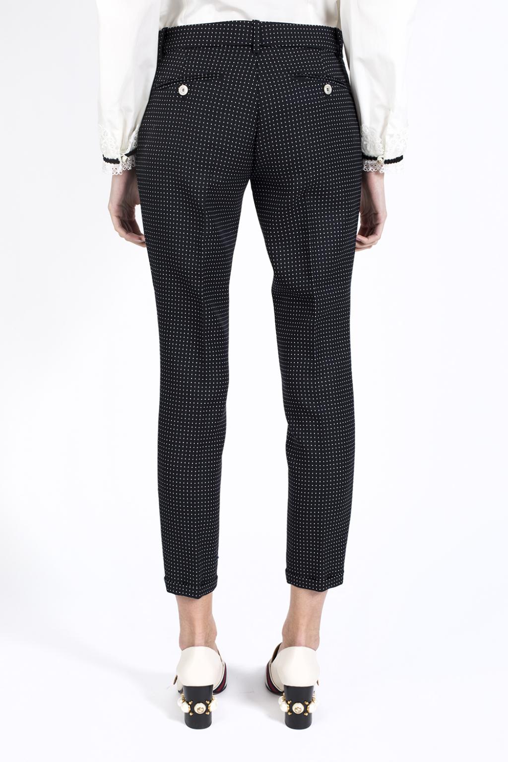 polka dot trousers