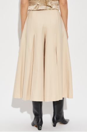 Zimmermann Wollhose mit weiten Beinen und Schlitz