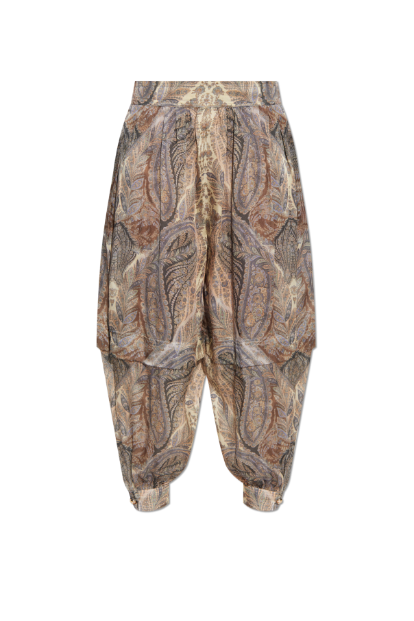 Loose-fit silk trousers od Zimmermann