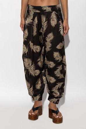 Zimmermann Pantalones de seda de corte holgado
