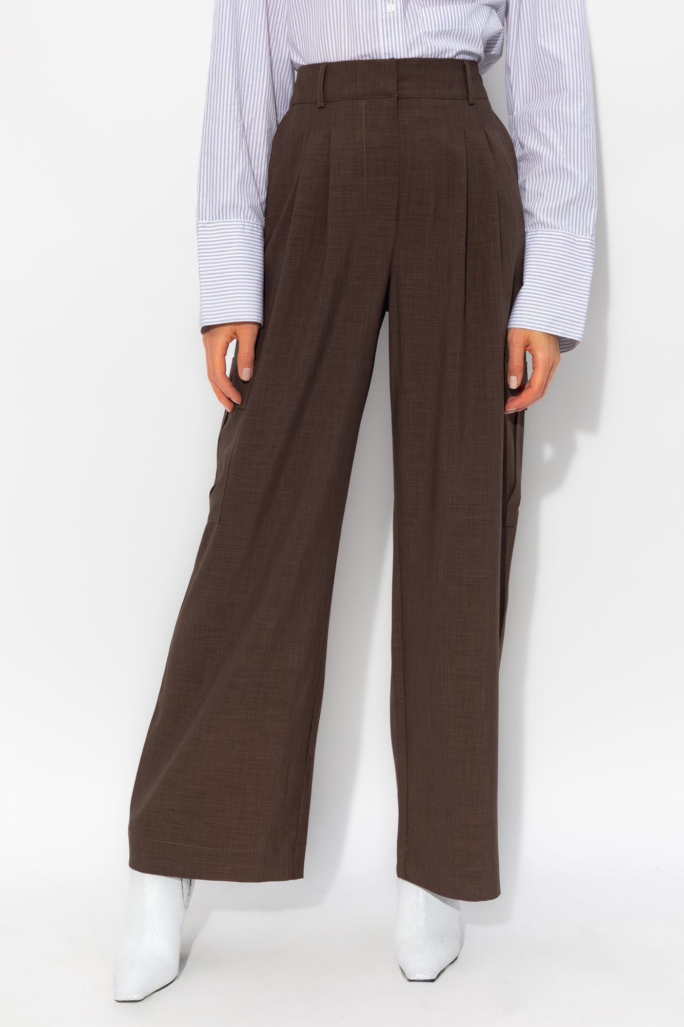 Brown 'Louise' cargo trousers HERSKIND - Vitkac Canada