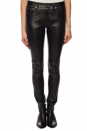 Saint Laurent Leather trousers