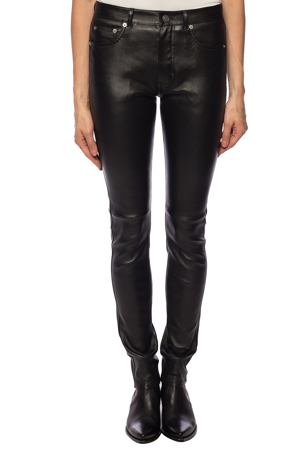 Saint Laurent Leather trousers