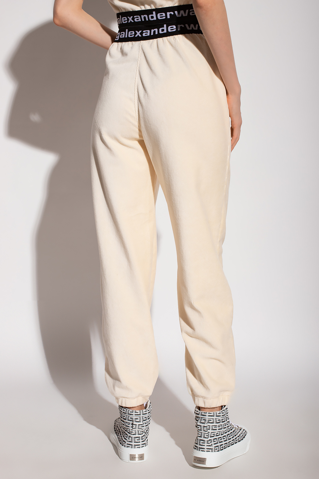 T by Alexander Wang Velour trousers