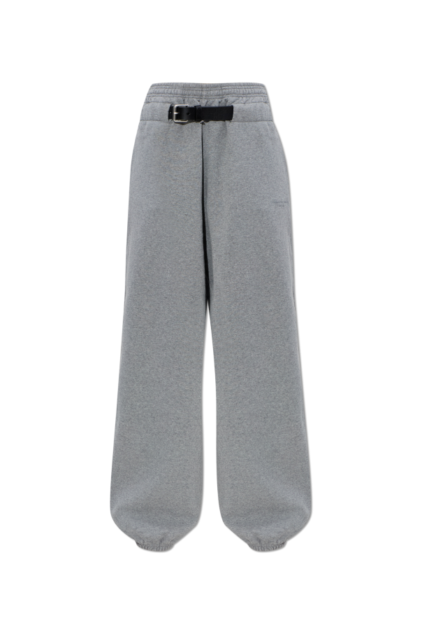 Alexander Wang Pantalones de chándal con cinturón