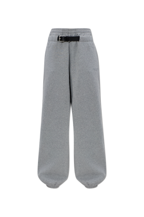 Sweatpants with a belt
