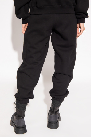 T by Alexander Wang Check High-Waisted Pleated Pants