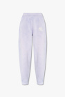 Black cotton Hotel Couple track pants from