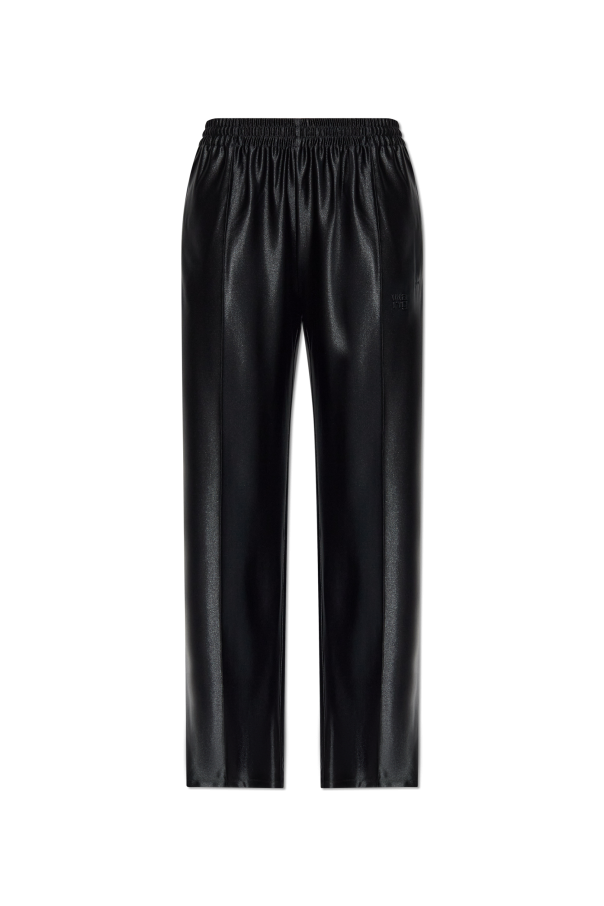 Trousers with a shimmering finish od T by Alexander Wang