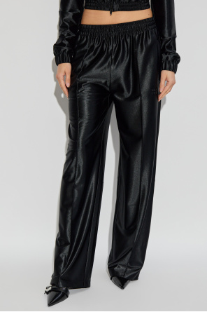 T by Alexander Wang Trousers with a shimmering finish