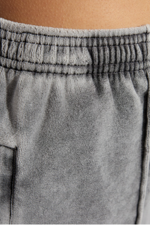 T by Alexander Wang Samt-Jogginghose mit weitem Bein