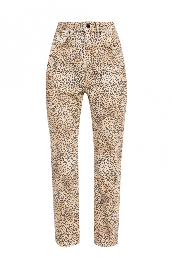 alexander wang leopard pants