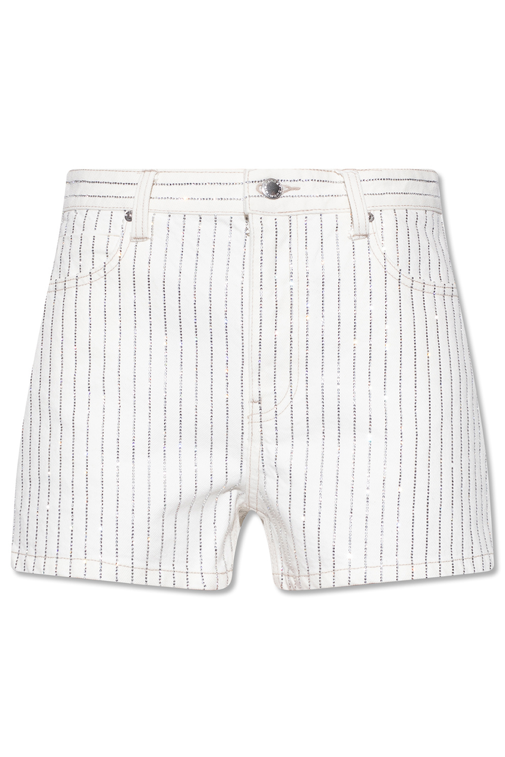 Alexander Wang Shorts with sparkling appliqués