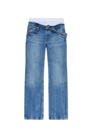 Jeans with slightly tapered legs