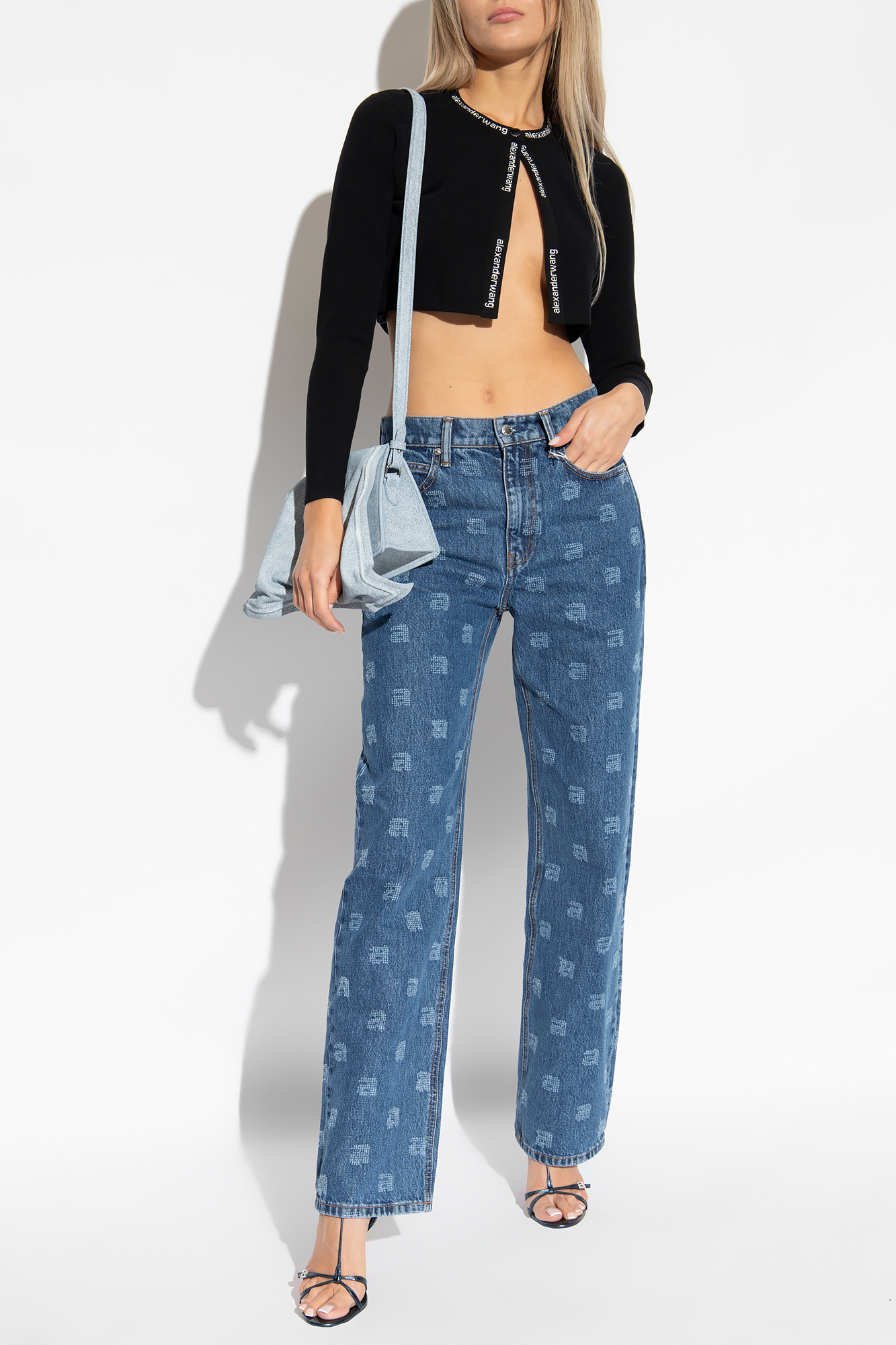 Alexander Wang Monogrammed jeans