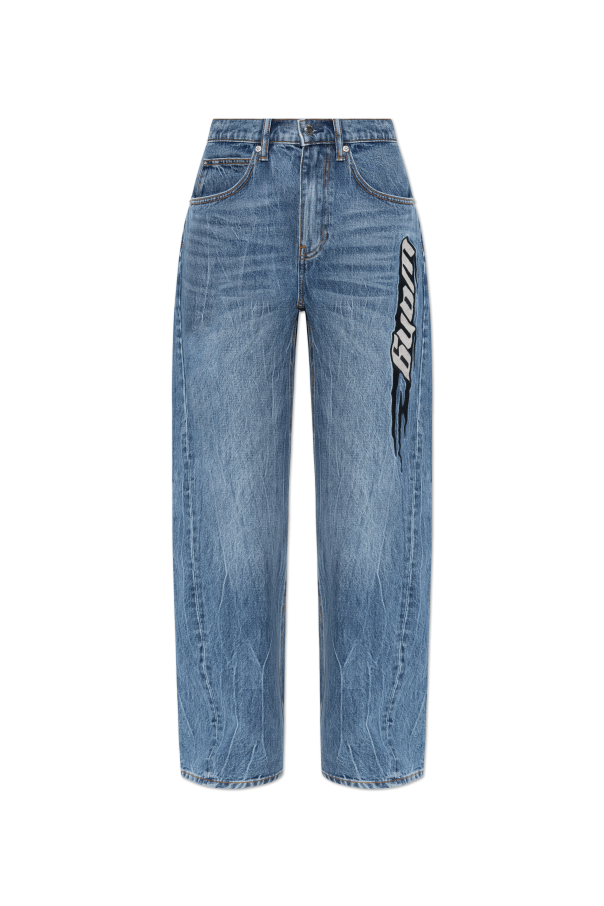 Alexander Wang Logo Jeans