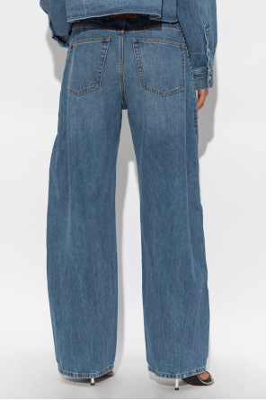 Alexander Wang Jeans with embossed logo on the legs