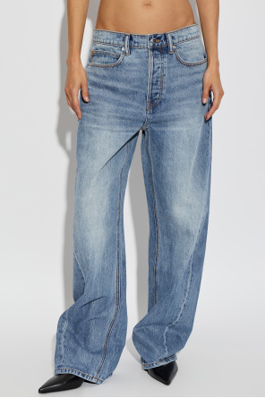 Alexander Wang Jeans com pernas largas