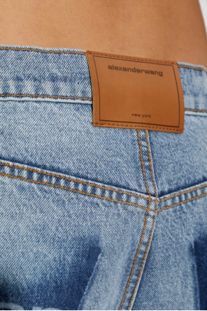 Alexander Wang Jeans com pernas largas