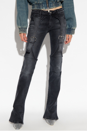 Blumarine Jeans with decorative buckles