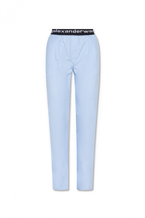 T by Alexander Wang Slvrlake trousers with logo