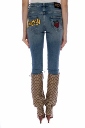 gucci Princetown Patched jeans