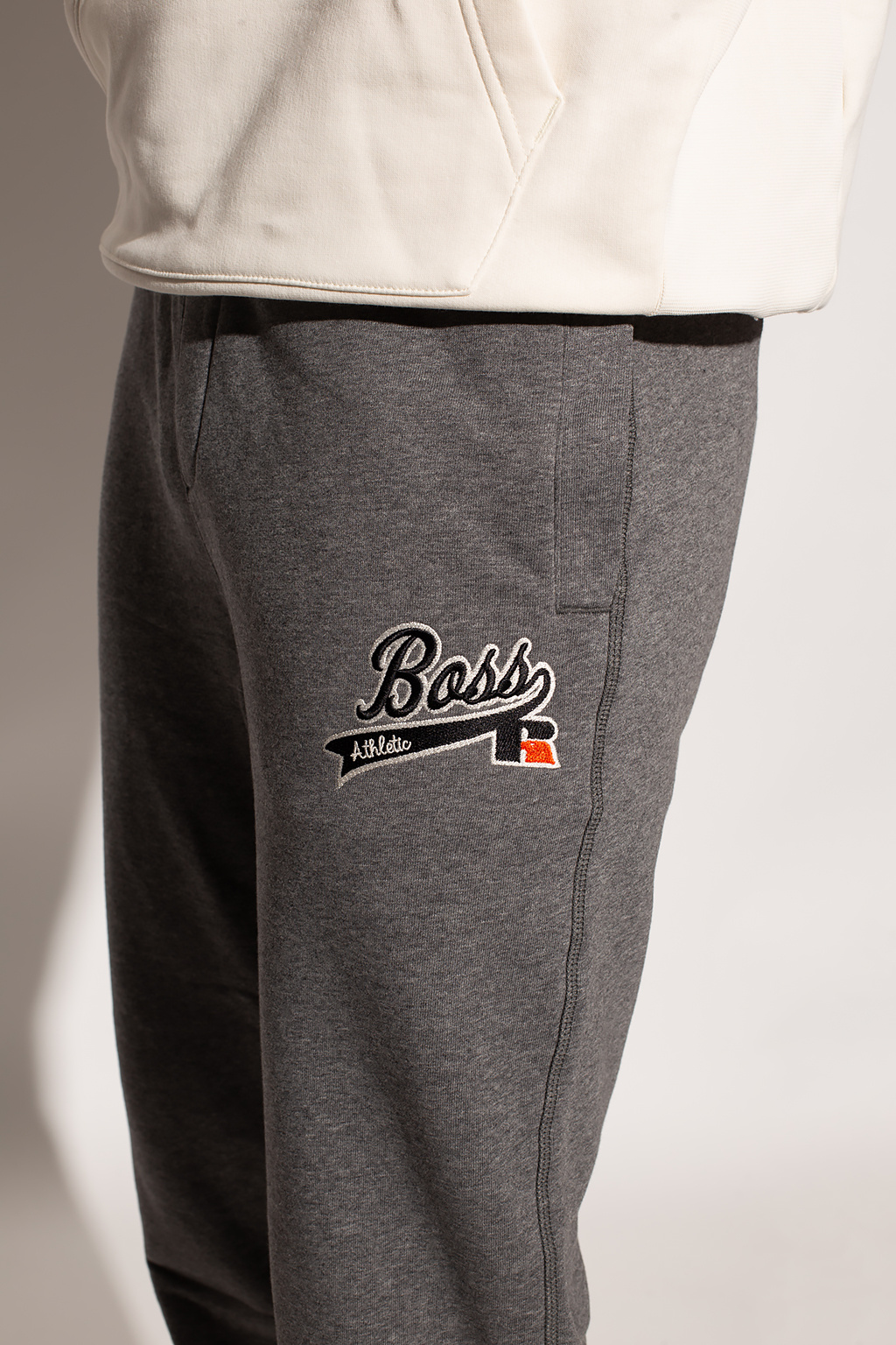 BOSS x Russell Athletic Sweatpants with logo patch