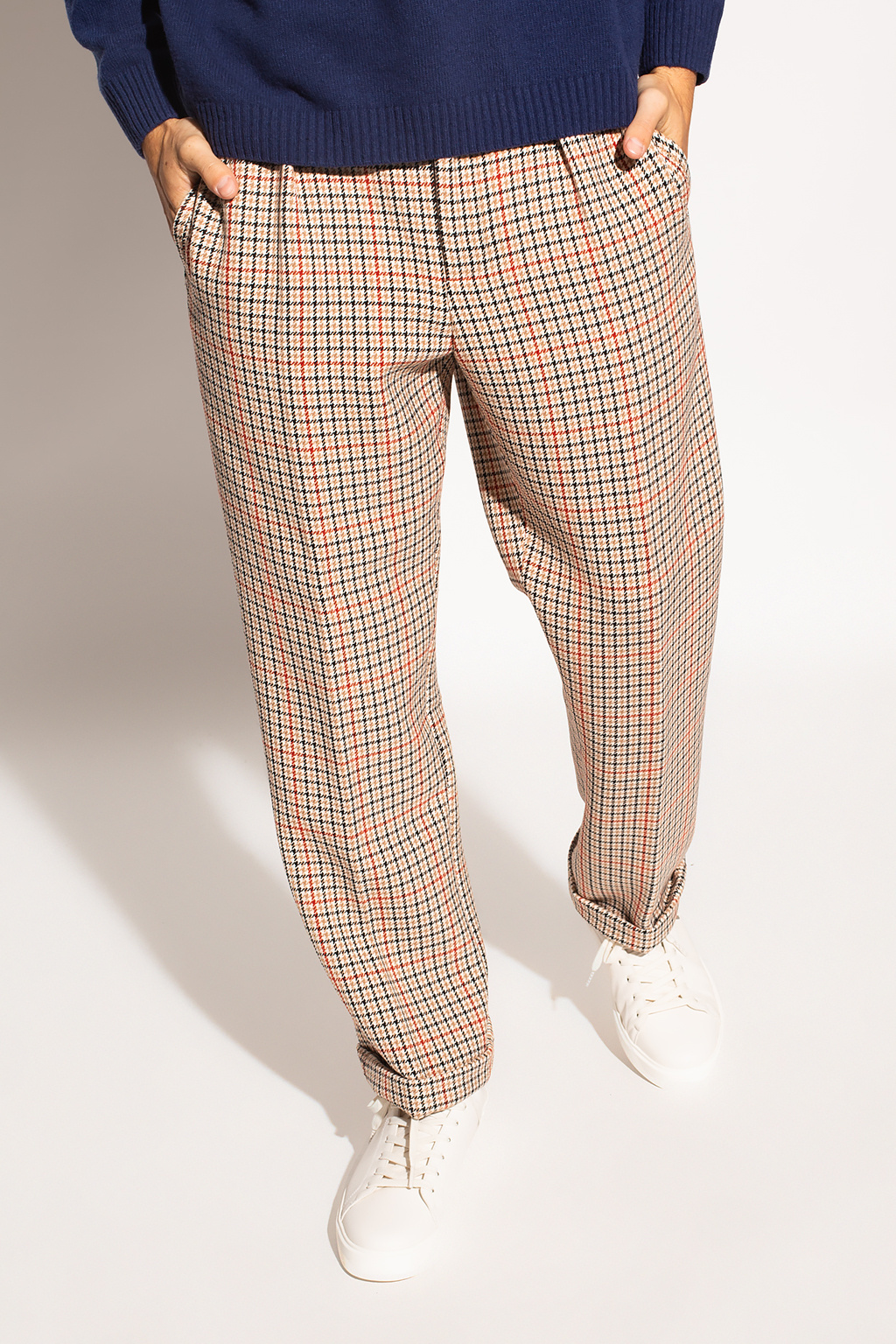 BOSS x Russell Athletic Check trousers