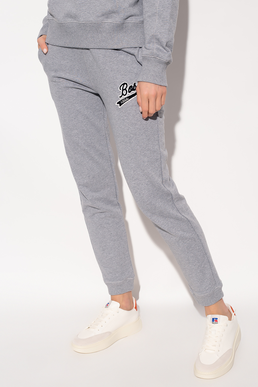 BOSS x Russell Athletic Sweatpants with logo