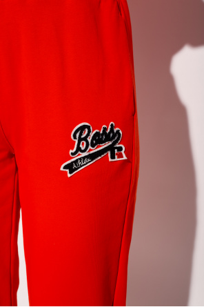 BOSS x Russell Athletic Sweatpants with logo patch