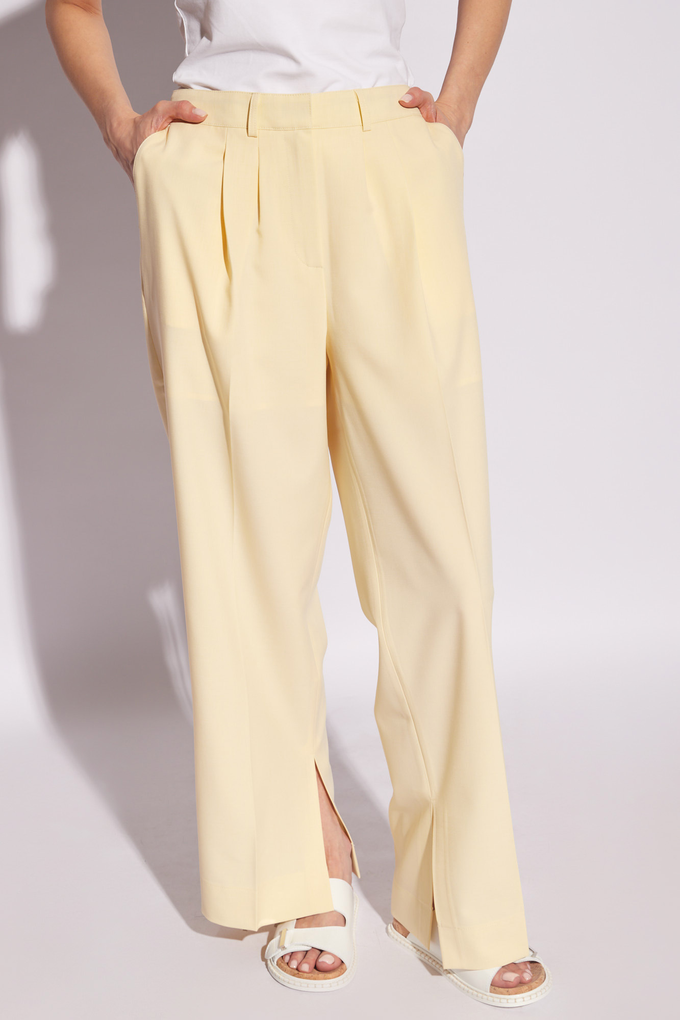 HERSKIND 'Rupert' pleat-front trousers