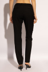 Saint Laurent Pleat-front belted trousers