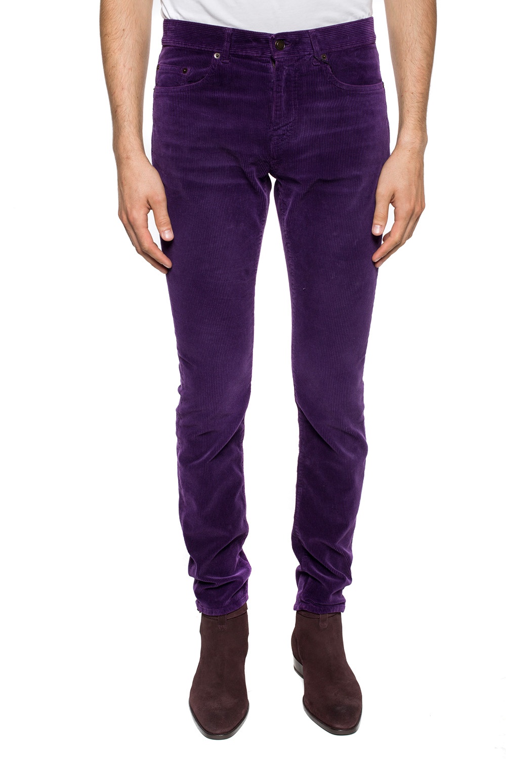 Billie Trousers ORGANIC CORDUROY  Ash Purple  Lucy  Yak
