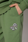 Puma PUMA T-shirt o fasonie boyfriend z logo w kolorze miętowej zieleni