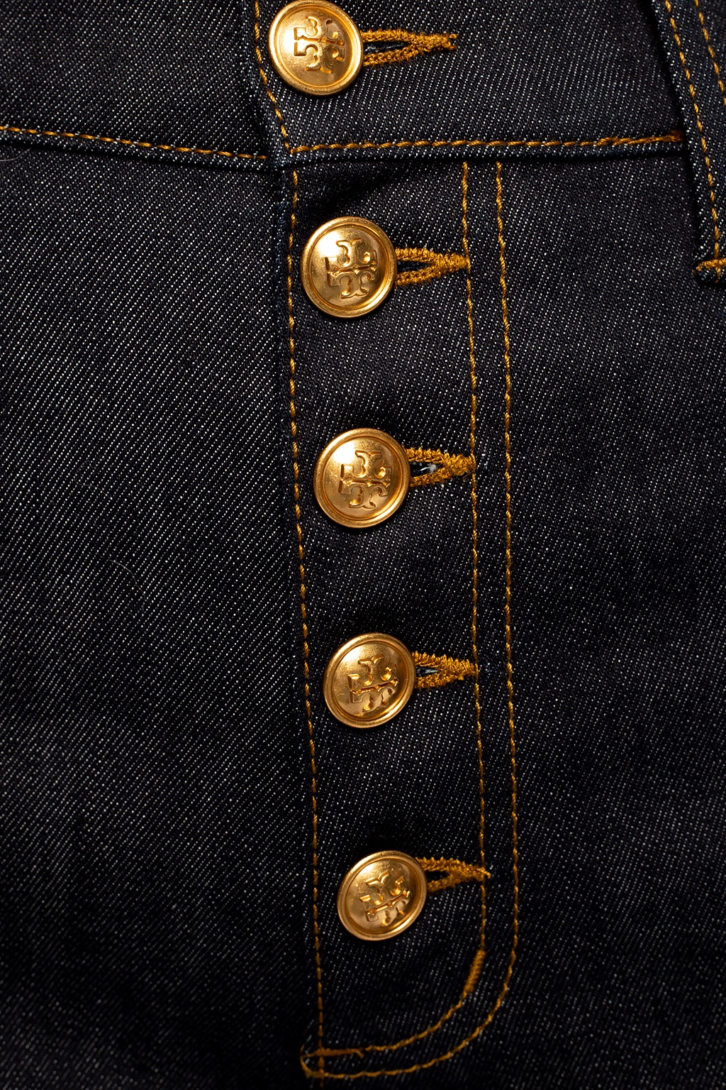 Navy blue Logo jeans Tory Burch - Vitkac TW