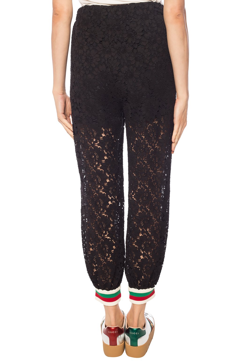 gucci lace pants