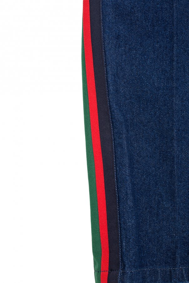 Gucci Kids Side stripe jeans