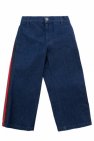 Gucci Kids Side stripe jeans