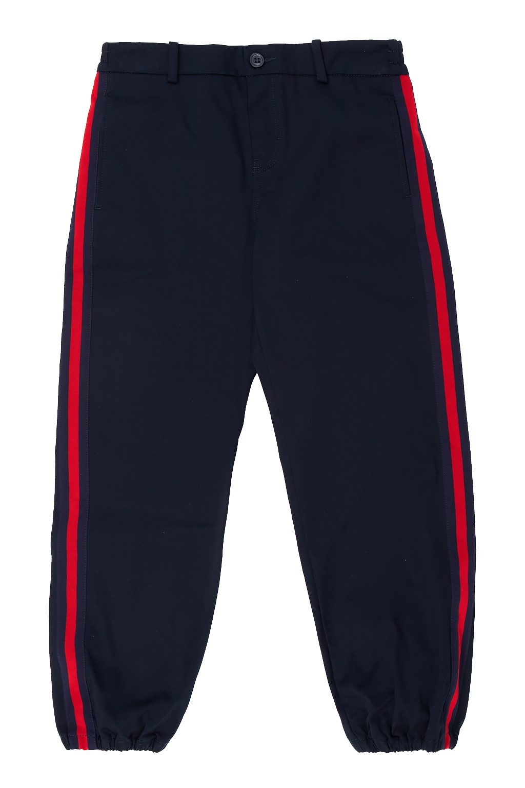 Gucci Kids Side stripe slim trousers