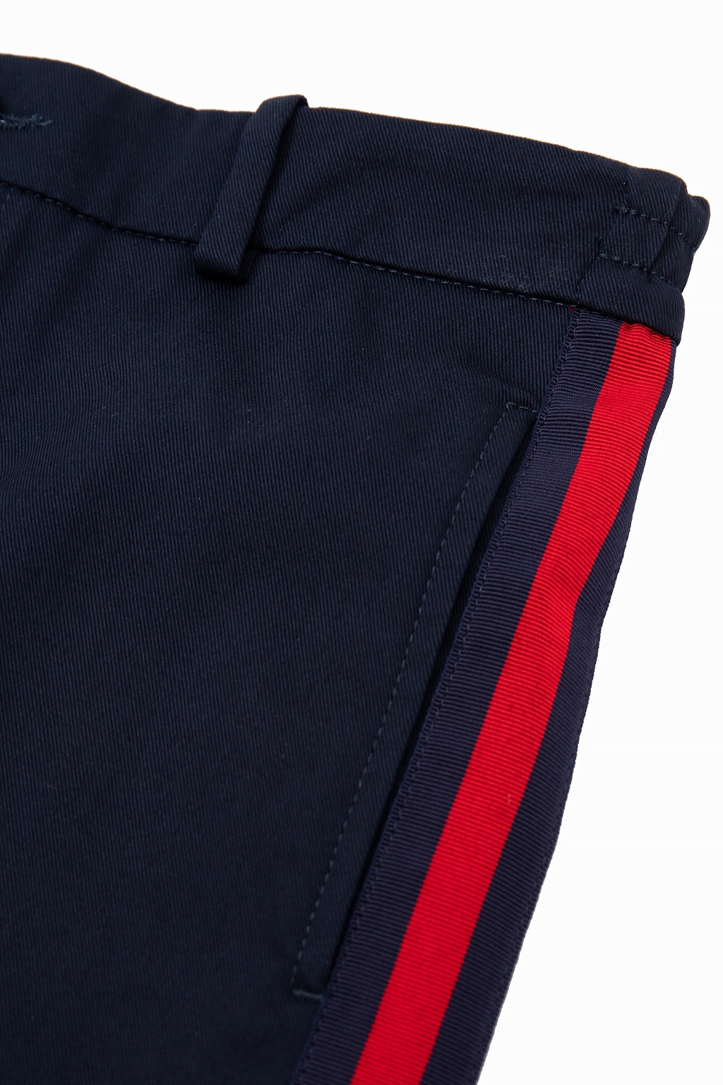 Gucci Kids Side stripe slim trousers