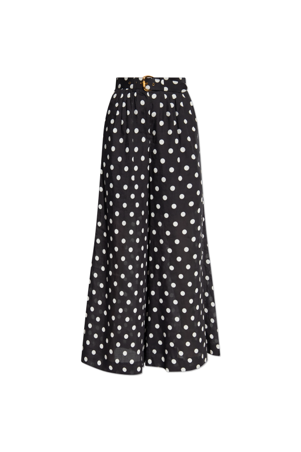 Trousers with polka dots od Zimmermann
