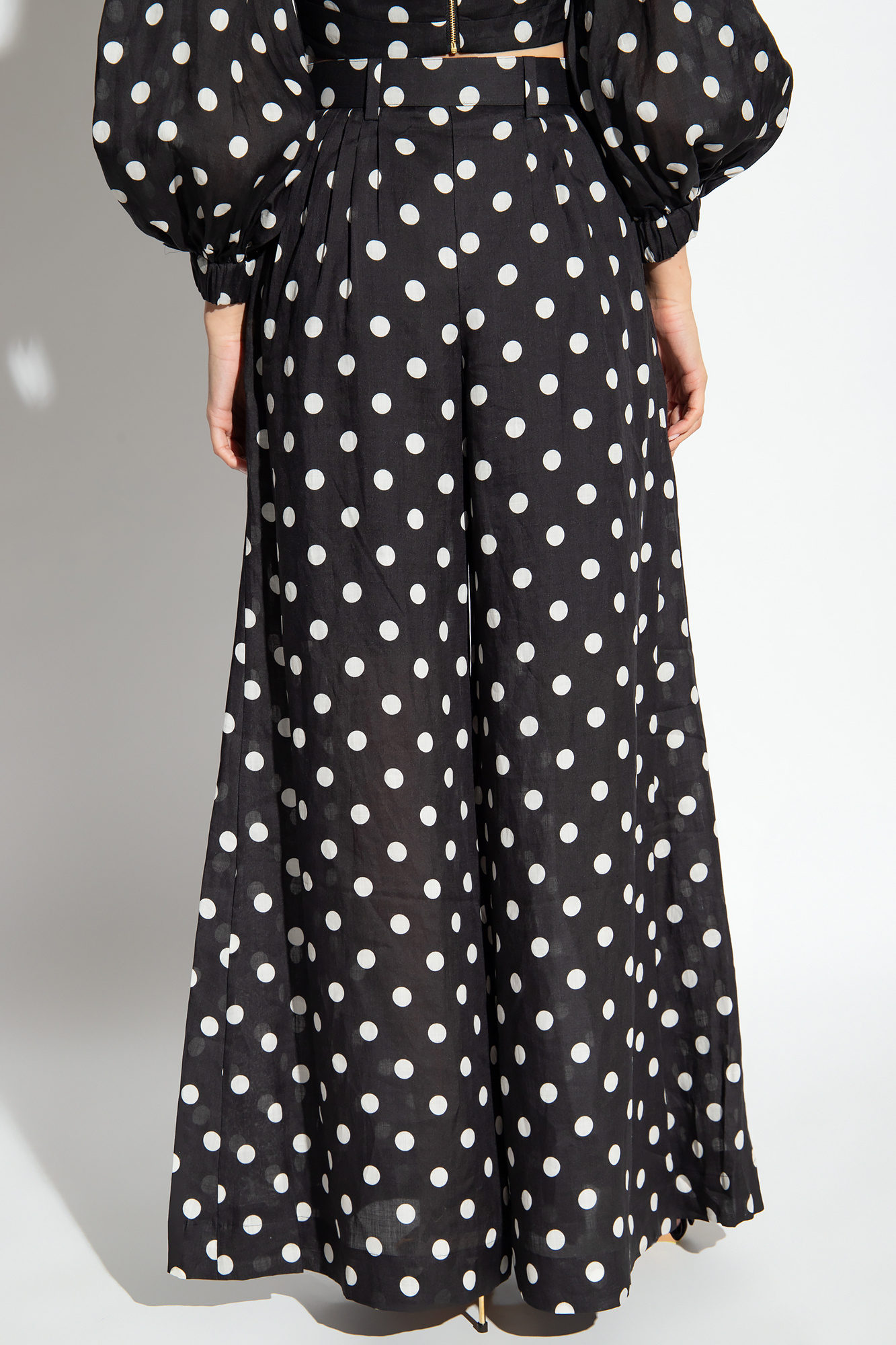 Zimmermann Trousers with polka dots