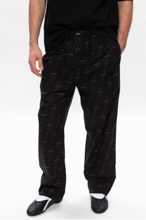 Balenciaga sort trousers with logo