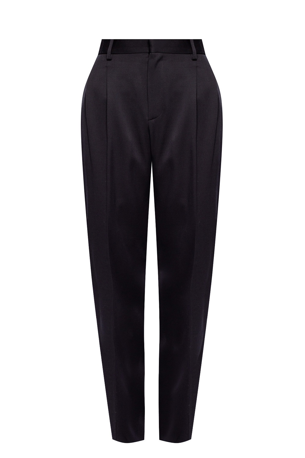 Navy blue Wool pleat-front trousers Stella McCartney - Vitkac GB