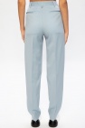 Stella McCartney Wool pleat-front trousers