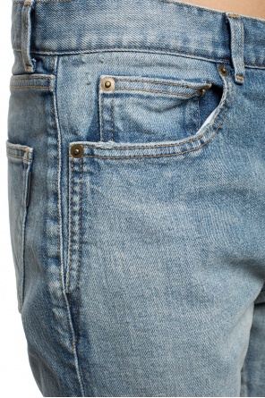 Saint Laurent Raw-trimmed jeans