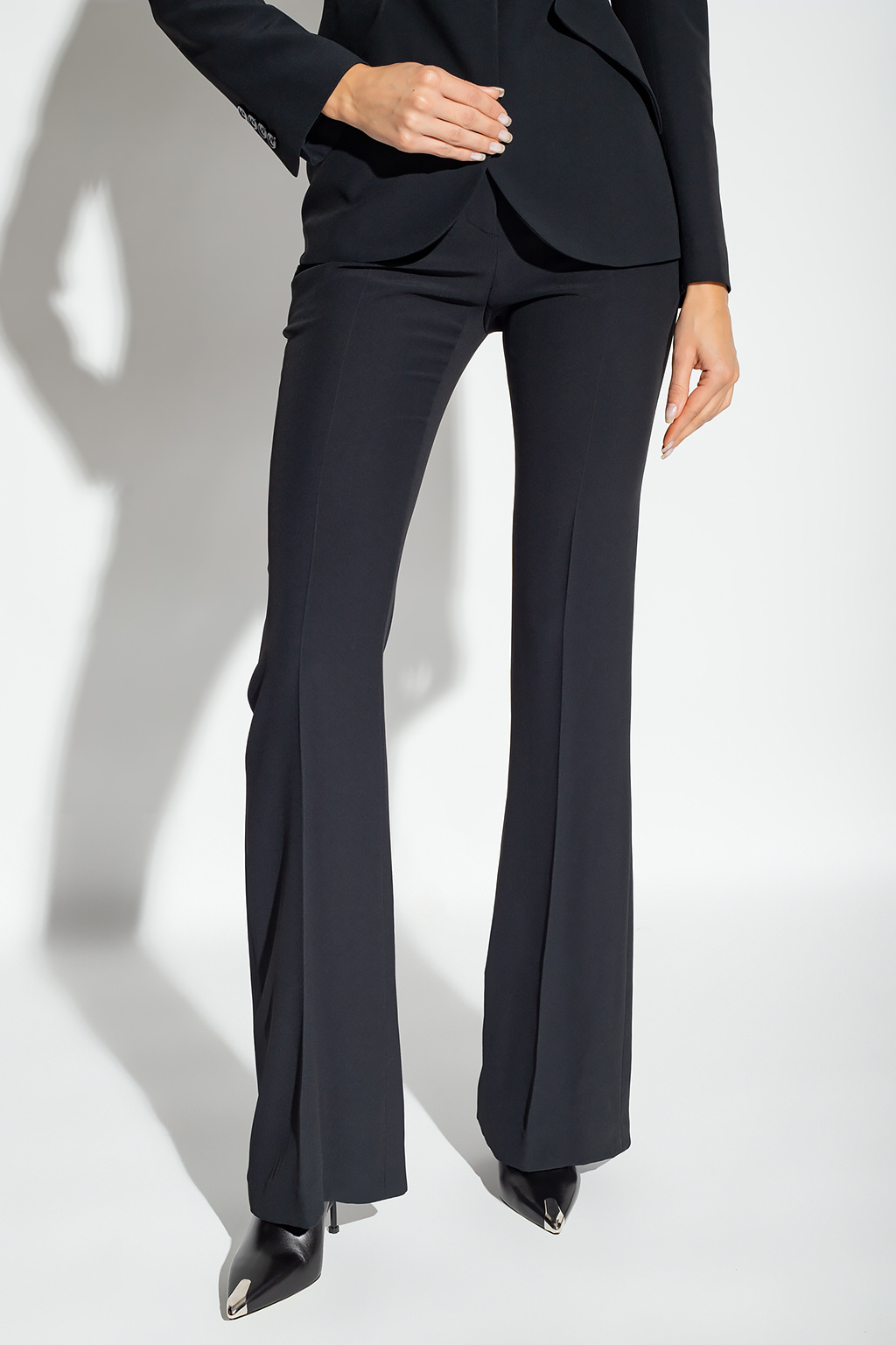 ALEXANDER MCQUEEN: viscose pants - Black  Alexander McQueen pants  585076QEAAA online at